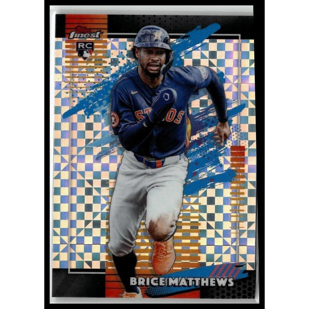 2026 Topps Finest Brice Matthews 140 Geometric Refractors Astros Uncommon